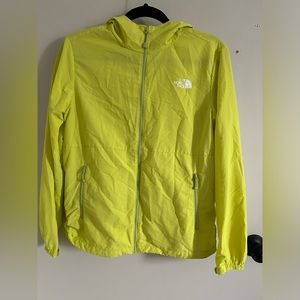 The North Face Boy's Yellow Lightweight Windbreaker Jacket Size S